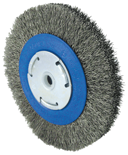 Brosse &agrave; roue en fil crant&eacute; - SST - 6 x 7/8 photo du produit