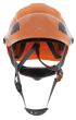 CH-350 Industrial Climbing Hard Hat w/Flip-Up Wraparound Visor - Non-Vented - Orange product photo