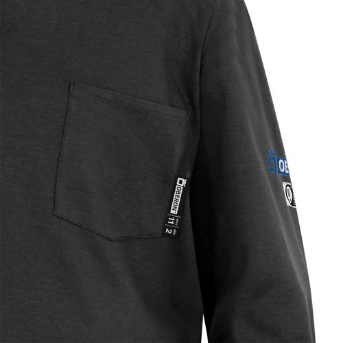 100% FR/Arc-Rated 7 oz Cotton Interlock Henley Shirt - Long