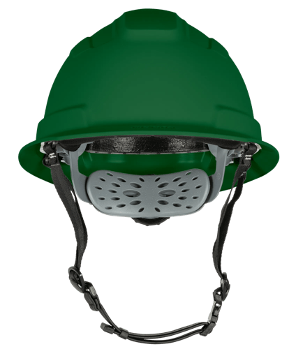 BLOCKHEAD2 Type 2 Full Brim Safety Helmet &ndash; Non-Vented &ndash; Green product photo