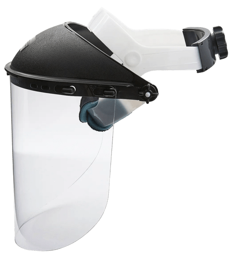 ANTHEM™ Face Shield Kit - 170-SB Ratcheting Crown - PET Window - 9" x 15½" x 0.040" product photo