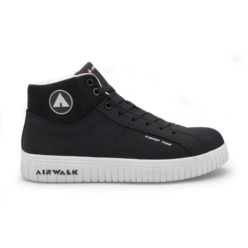AIRWALK MEN'S DEUCE MID BLACK/WHITE CT EH product photo