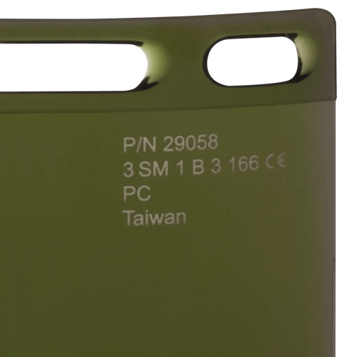 Face Shield Window - Polycarbonate - Molded - Shape R - IRUV 3.0 product photo