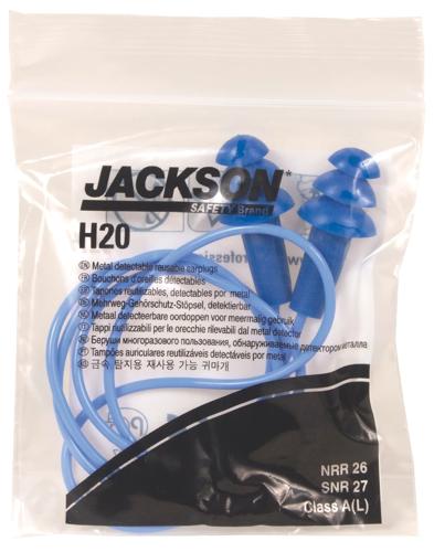 H20 Reusable Ear Plugs - Metal Detectable - Corded product photo
