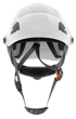 CH-350 Industrial Climbing Hard Hat w/Flip-Up Wraparound Visor - Non-Vented - White product photo