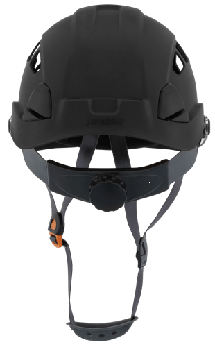 CH-450V Industrial Climbing Hard Hat w/Flip-Up Wraparound Visor - Vented - Black product photo