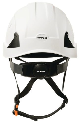 CH-2-400V Type 2 Safety Helmet - Vented - White product photo