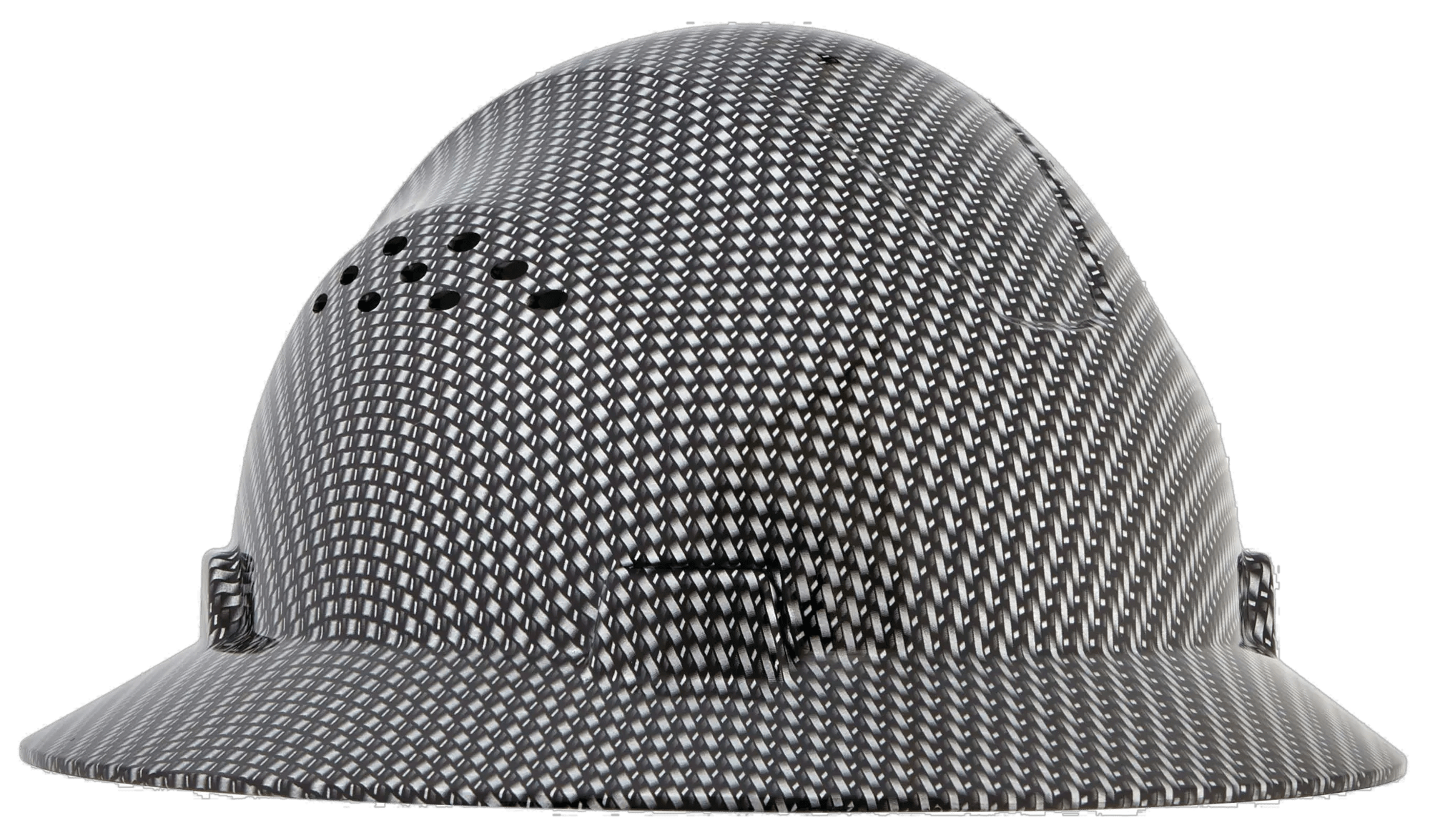 Blockhead® FG Full Brim Hard Hat – Vented – Carbon Fiber finish