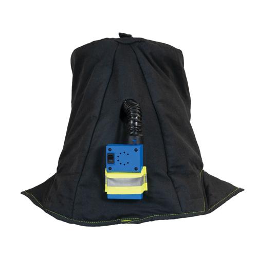 Ensemble cagoule et combinaison d&rsquo;arc &eacute;lectrique TCGMC 40 cal avec syst&egrave;me de ventilation et lumi&egrave;re 3TG photo du produit