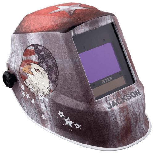 Premium Graphic Welding Helmet - ADF Variable Shade - Freedom product photo