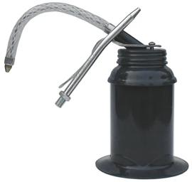 Lubrication Oil Can - 6 oz - Pistol Grip Style - Black product photo