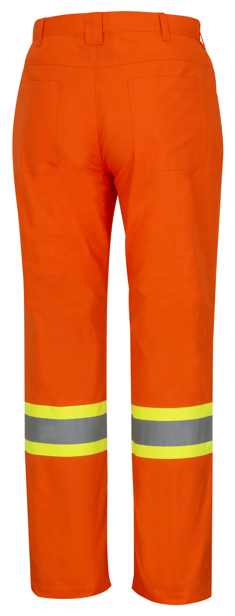 Hi-Vis Bright Safety Pants – Cotton Twill – Hi-Vis Orange – 44x34