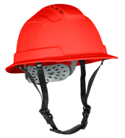 BLOCKHEAD2 Type 2 Full Brim Safety Helmet &ndash; Vented &ndash; Red product photo