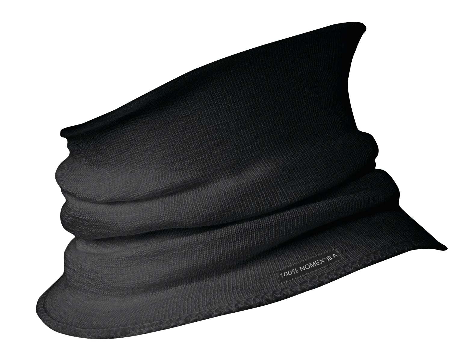 Nomex® IIIA Neck Warmer/Windguard – Premium Black – One Size Fits