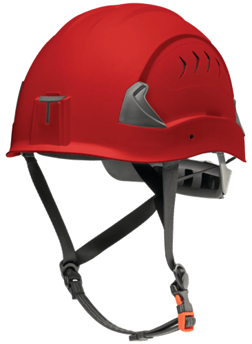 CH-2-400V Type 2 Safety Helmet - Vented - Red product photo
