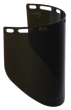 Polycarbonate Face Shield Window – Molded – Shape R – Unbound – IRUV 5.0 product photo