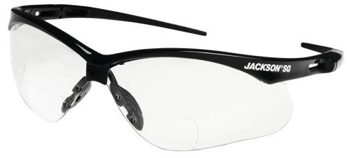 Jackson SG Safety Reading Glasses - Hardcoat -  Clear Lens - 2.5 product photo