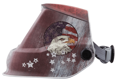 Premium Graphic Welding Helmet - ADF Variable Shade - Freedom product photo