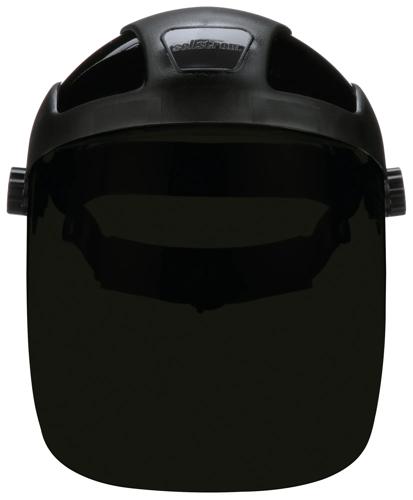DP4 Series Face Shield with Crown and Ratcheting Headgear - Shade 5 IR Uncoated Polycarbonate 9" x 12.125" x .060" product photo