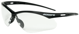 Jackson SG Safety Glasses - Black Frame - Clear Antifog Lens product photo