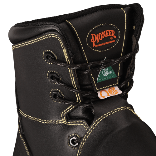 Bottines de s&eacute;curit&eacute; en cuir de 8 po avec protection du m&eacute;tatarse certifi&eacute;es CSA - 13 photo du produit