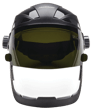 Quad™ 500 Series Face Shield - Ratcheting Headgear - Shade 5 IR Visor product photo