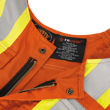 Salopette de s&eacute;curit&eacute; FR-Tech&reg; haute visibilit&eacute; 88/12 de 7 oz ignifuge/anti-arc &eacute;lectrique &ndash; Orange haute visibilit&eacute; &ndash; 2TG photo du produit