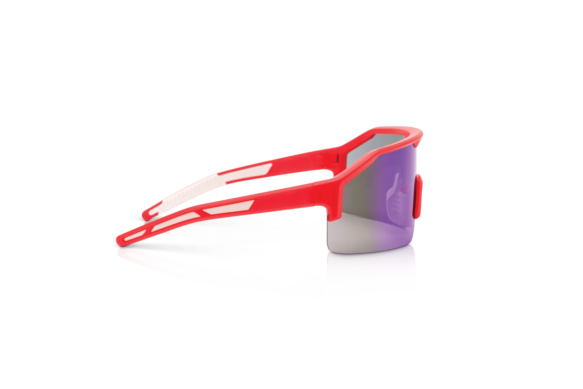 Maxview+ Safety Glasses - Red Frame - Green Mirror Lens | 60008