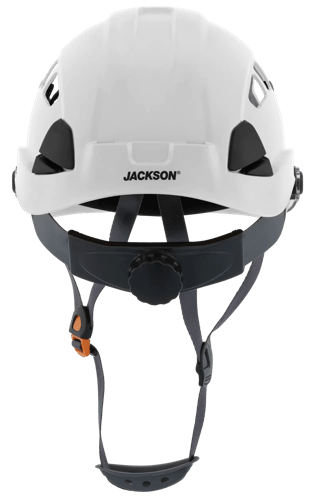 CH-450V Industrial Climbing Hard Hat w/Flip-Up Wraparound Visor - Vented - White product photo