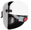 280PL  Welding Helmet - Lift Front - Slotted Hard Hat Adapters - Silver product photo