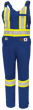 Salopette de s&eacute;curit&eacute; FR-Tech&reg; haute visibilit&eacute; 88/12 de 7 oz ignifuge/anti-arc &eacute;lectrique &ndash; Bleu roi &ndash; G photo du produit