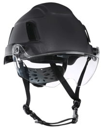 XS2-550 Series Type 2+ Safety Helmet - Flip-Up Visor - Black product photo