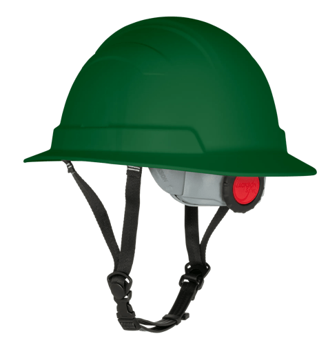 BLOCKHEAD2 Type 2 Full Brim Safety Helmet &ndash; Non-Vented &ndash; Green product photo