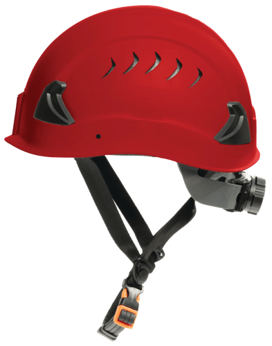 CH-2-400V Type 2 Safety Helmet - Vented - Red product photo