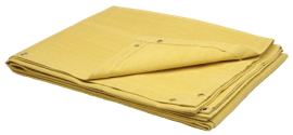 23-oz Acrylic-Coated  Fiberglass Welding Blanket - Yellow - 6' x 8' product photo