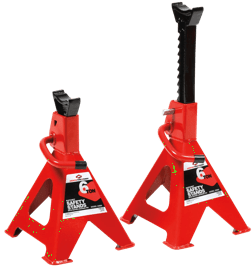 Jack Stands Set - Ratchet Style - Double Locking - 6 Ton Capacity product photo