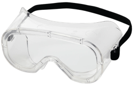 812 Series Safety Goggles - Non-Vented - Polycarbonate - Anti-Fog - Clear (200pcs/Case) product photo