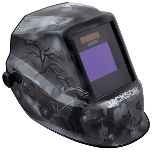 Premium Welding Helmet – 6 Feet Under – ADF Fixed Shade product photo