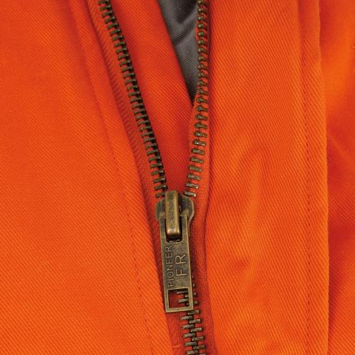 FR-Tech® FR/Arc-Rated Quilted Safety Coveralls – Hi-Vis Orange – S