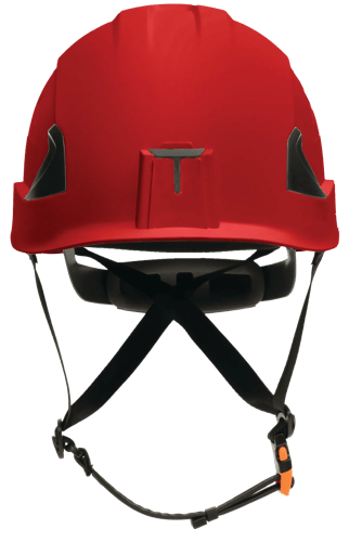 CH-2-400V Type 2 Safety Helmet - Vented - Red product photo