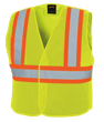 Gilet de s&eacute;curit&eacute; en maille de polyester haute visibilit&eacute; - Ajustable - &Agrave; d&eacute;chirement en 5 points - Jaune/vert haute visibilit&eacute; - L/XL photo du produit