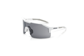 Maxview+ Safety Glasses - White Frame - Smoke Anti-Fog Lens product photo