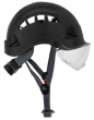 CH-450V Industrial Climbing Hard Hat w/Flip-Up Wraparound Visor - Vented - Black product photo