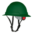 BLOCKHEAD2 Type 2 Full Brim Safety Helmet &ndash; Vented &ndash; Green product photo