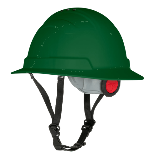BLOCKHEAD2 Type 2 Full Brim Safety Helmet &ndash; Vented &ndash; Green product photo