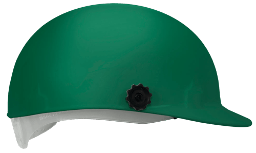 C10 Series Bump Cap with Face Shield Attachment - Green product photo