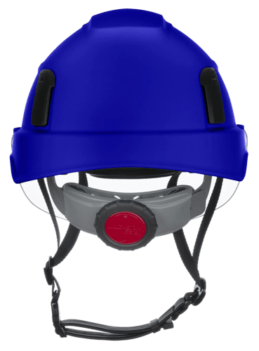 XS2-500 Series Type 2+ Safety Helmet w/Flip-Up Visor - Blue product photo