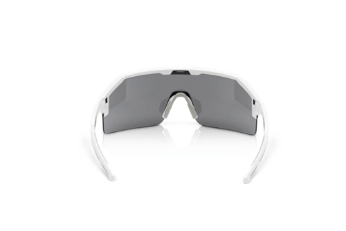Maxview+ Safety Glasses - White Frame - Smoke Anti-Fog Lens product photo