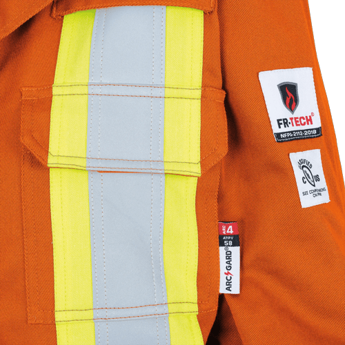 Women's FR-Tech® FR/Arc-Rated Quilted Safety Parka – Hi-Vis Orange