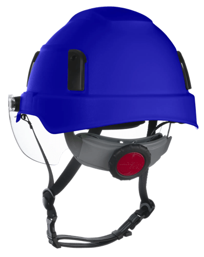 XS2-500 Series Type 2+ Safety Helmet w/Flip-Up Visor - Blue product photo